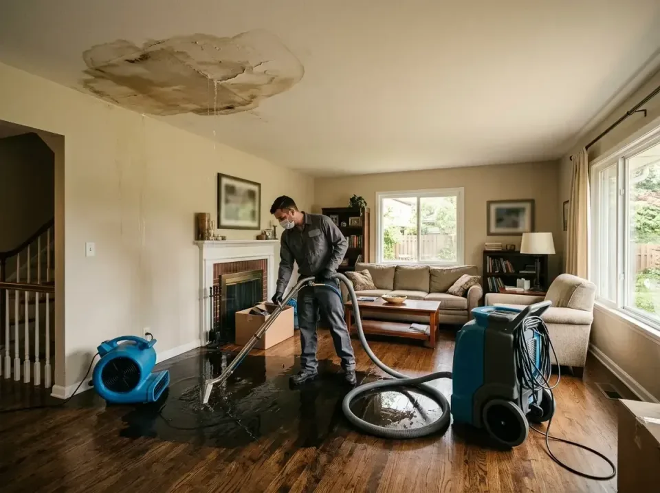 attic-pipe-burst-ceiling-drip-008 — frequently asked questions, Water Damage Restoration & Carpet Care in Blaine, WA